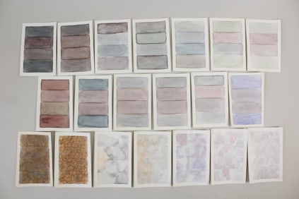 Group of 20 Clark Murray Gradient Paintings; Layered