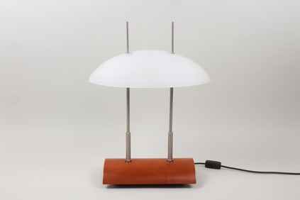 LedsC4 Postmodern Wood & Glass Lamp