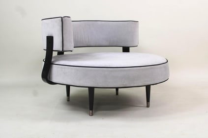Round Swivel Lounge Chair by Adrian Pearsall
