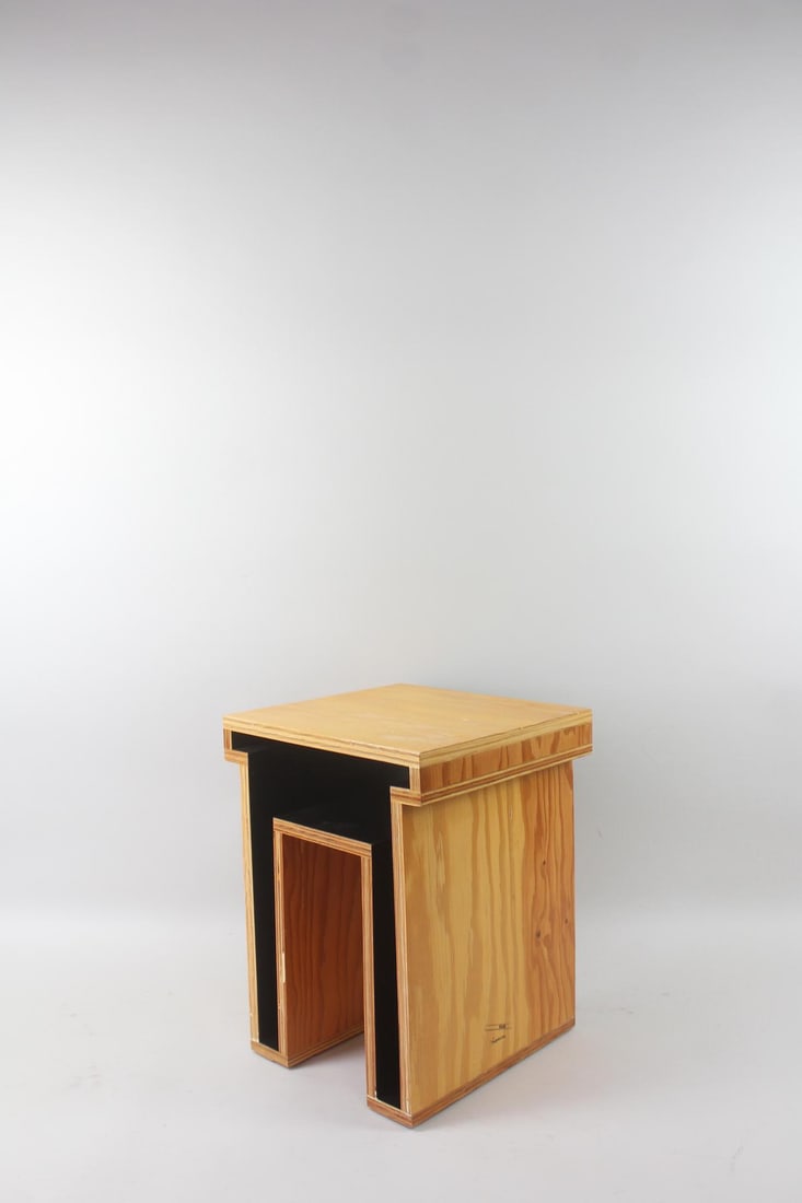 Plywood 'Void' Side Table, Ron Gilad for Designfenzider (1 of 9)