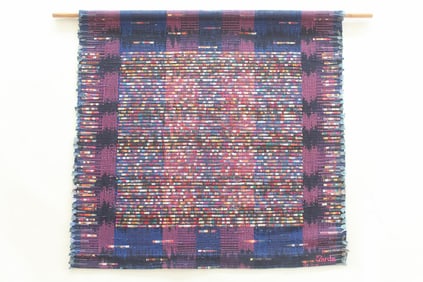 Narda's Woven Ikat Wall Tapestry, Boho