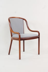 Bentwood Upholstered Chair by Ward Bennett for Brickel Associates