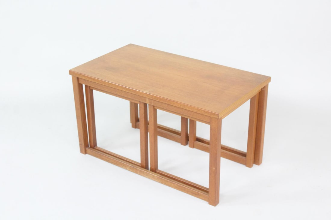 Set of Danish Modern Teak Nesting Tables (1 of 8)
