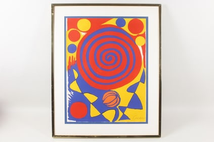 Calder Magie Eolienne Lithograph, Signed Artist's Proof