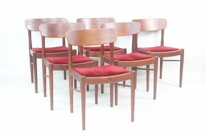 Set of 6 Danish Modern Teak Dining Chairs