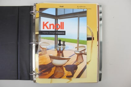 Knoll Studio Binder Catalog Price List 1997