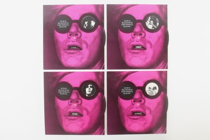 Lot of 4 Andy Warhol Factory Films Promo Cards