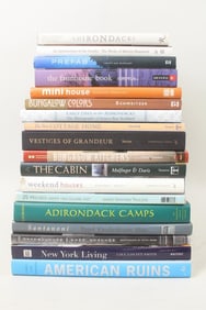 Lot of 18 Home Decor & Architecture Coffee Table Books, Adirondacks