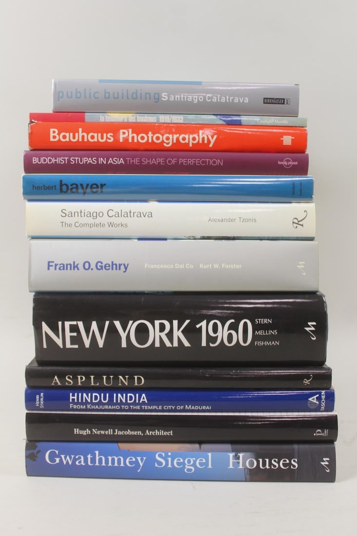 Lot of 12 Coffee Table Books, Architecture & Bauhaus Photography (1 of 20)