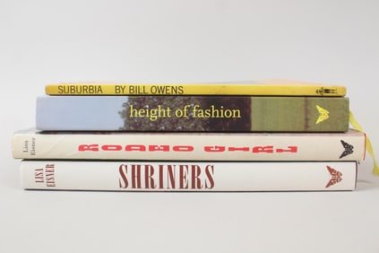 Lot of 4 Photography Books, Bill Owens & Lisa Eisner