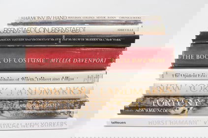 Lot of 10 Coffee Table Books, Photography, NYC & Textiles