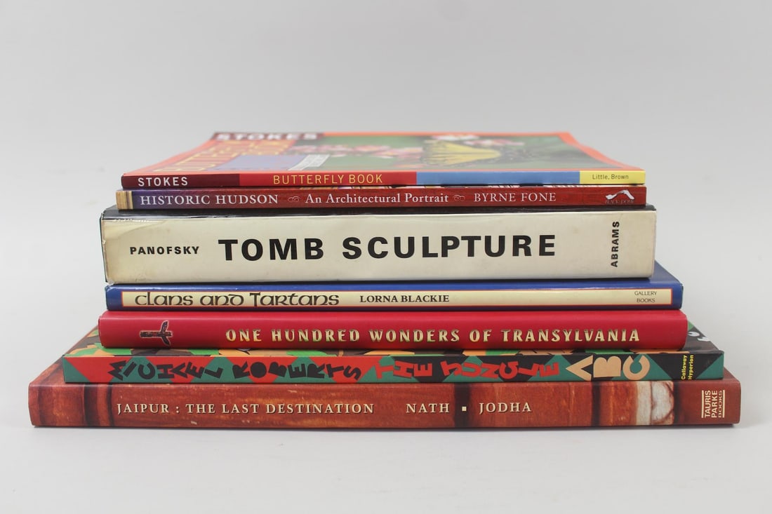Lot of 7 Coffee Table Books, Tombs, Hudson, Tartans & More (1 of 14)