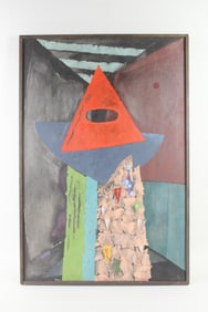 Abstract Painting "The Enchanter" by Lawrence von Barann