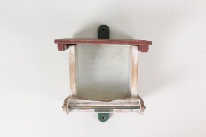 Mid Century Modern Bird House Feeder, Elmer Preston South Hadley MA