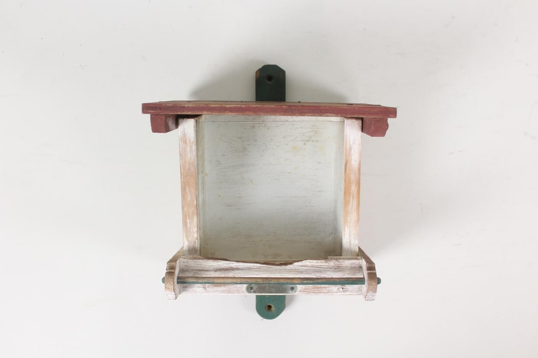 Mid Century Modern Bird House Feeder, Elmer Preston South Hadley MA (1 of 9)