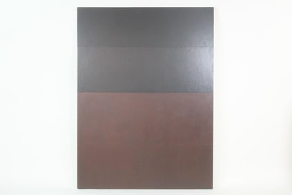 Large Clark Murray Monochromatic Gradient Painting, Black & Brown