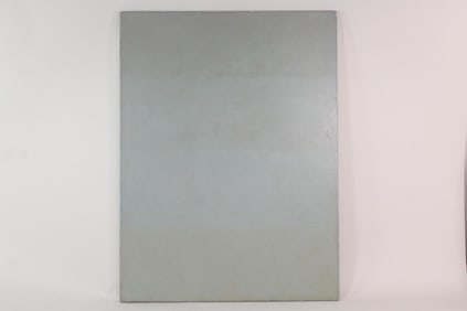 Large Clark Murray Monochromatic Gradient Painting, Moss Green & Blue 1998