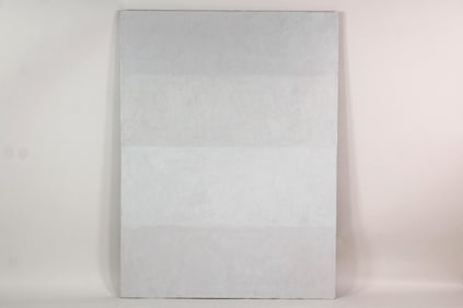 Large Clark Murray Monochromatic Gradient Painting, Light Blue & Gray
