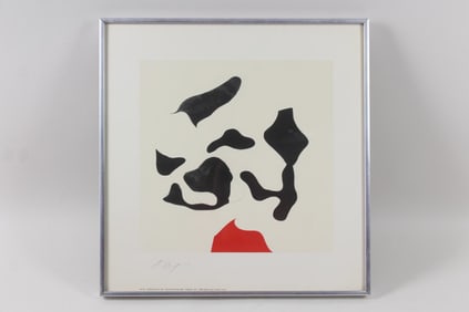 Jean Arp "Constellation Noire et Rouge" Print