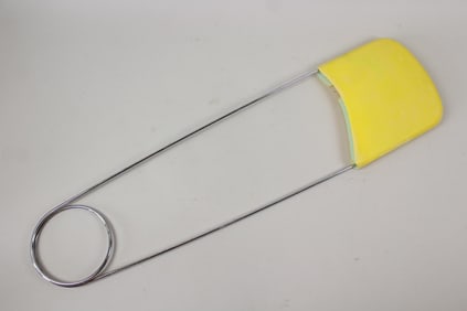 Pop Art Oversized Safety Pin Sculpture, 1986 Think Big NYC