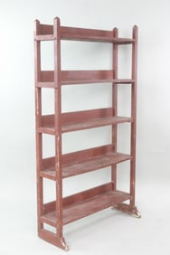 Industrial Wood Painted Store Display Nabisco Shelf