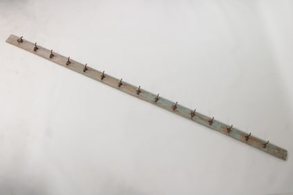 Industrial Farmhouse Coat Hanging Rack 11.5 foot long