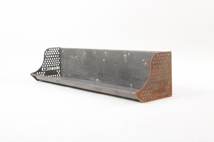 Metal and Cast Iron Leesona Industrial Wall Shelf