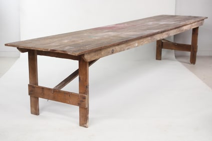 12 foot Folding Farm Harvest Table, 2 of 2