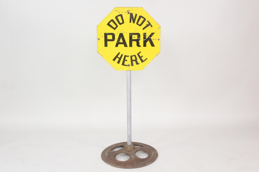 Do Not Park Here Lollipop Sign, Stonehouse Signs, Denver (1 of 8)