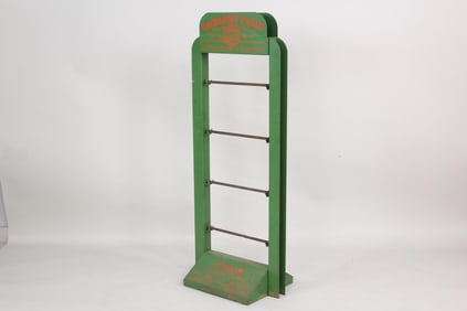 Enamel Bridgeport Chain Standing Advertising Sign Rack