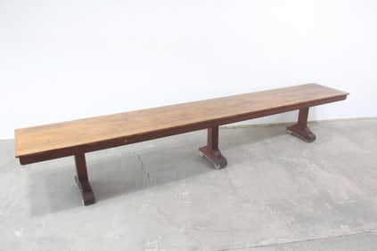 Huge 15.5 Ft Wooden Refectory Farm Dining Table