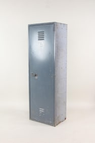 Industrial Aluminum WWII US Navy Locker