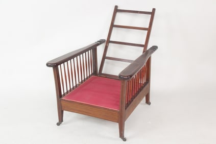 Arts & Crafts Wooden Reclining Morris Chair