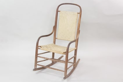 19th C. Shaker Bentwood Rocking Chair