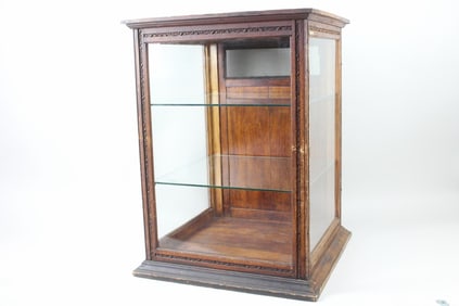 Crandall & Godley NYC General Store Oak Display Showcase