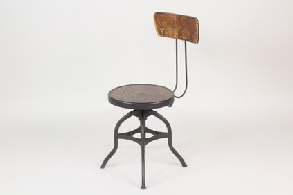 Industrial Toledo Factory Adjustable Height Chair