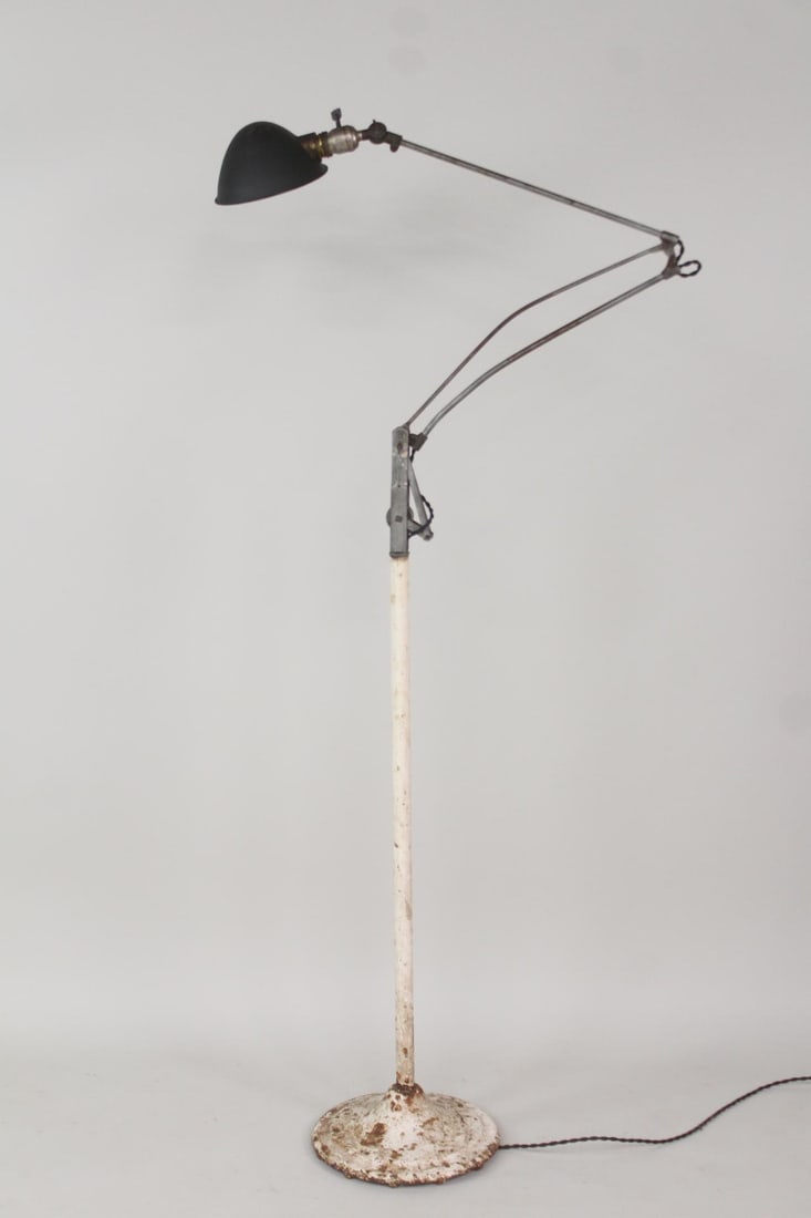 Industrial Dazor Floating Arm Floor Lamp (1 of 11)