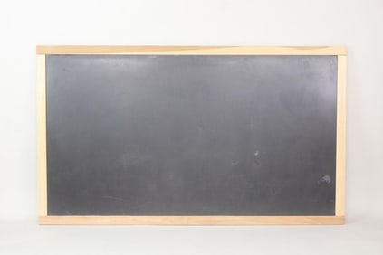 Large 6 Ft Slate Chalkboard in New Wood Frame