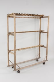 Industrial Wooden Shoe Factory Cobbler's Cart,1 of 2