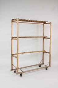 Industrial Wooden Shoe Factory Cobbler's Cart, 2 of 2