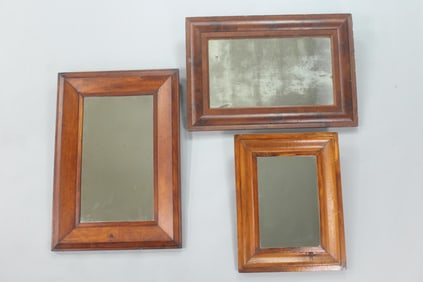 Lot of 3 Antique Ogee Frames, Mahogany Etc