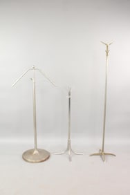 Lot of 3 Industrial Stands, Clothing Display and Coat Rack