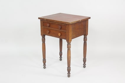 Federal Two-Drawer Stand Side Table