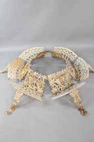 19th C. Victorian Cast Iron Tree Surround Circle Bench