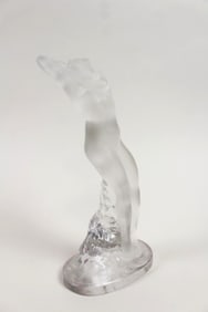 Lalique "Danseuse Bras Leves" Crystal Figure