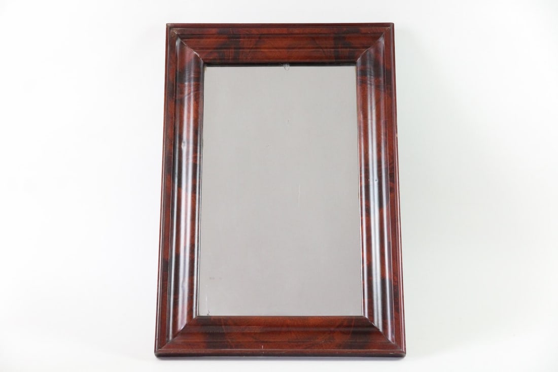 Empire Figured Wood Ogee Mirror (1 of 10)