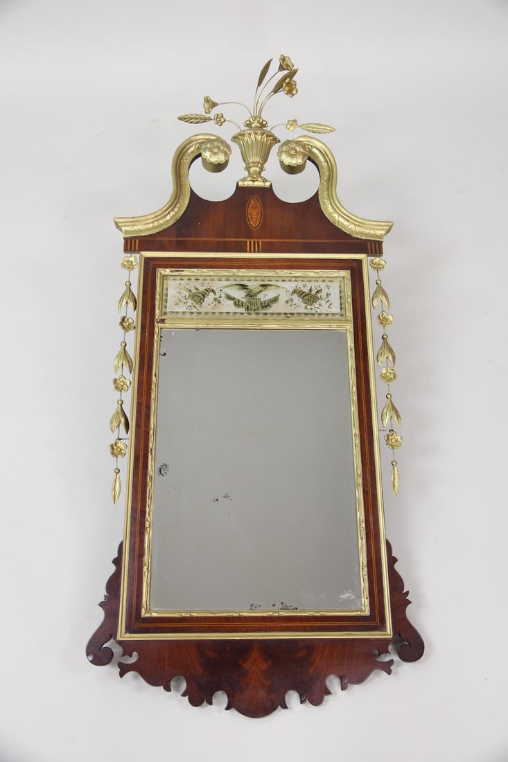 Federal Mahogany Gilt Pier Mirror, 1 of 2 (1 of 7)