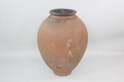 Large Terracotta Pithari Olive Oil Jar, 1 of 2