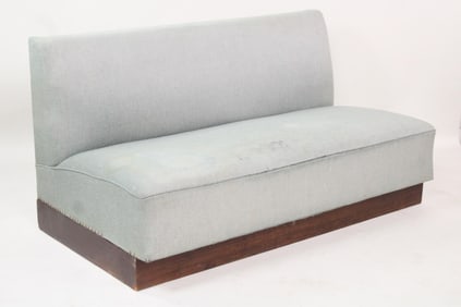Upholstered Art Deco Banquette Sofa Bench