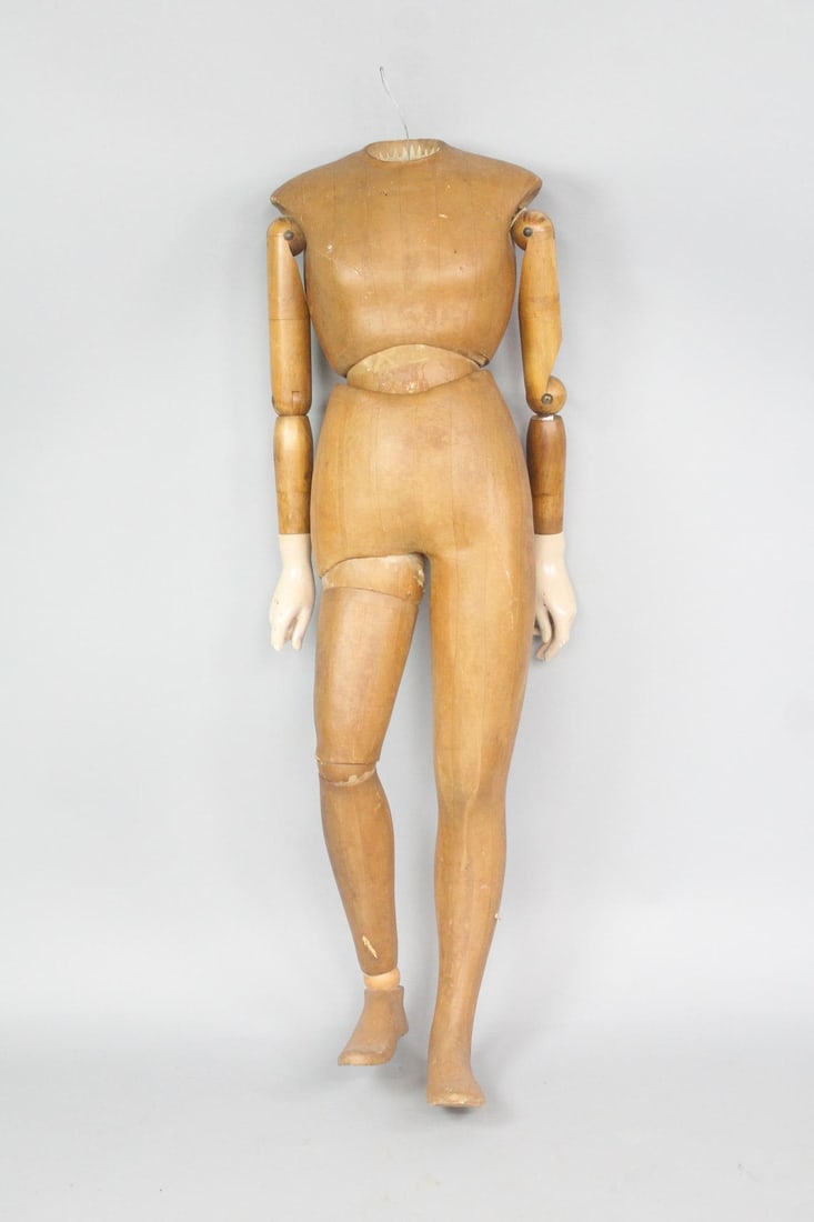 Life Size Wooden Articulated Mannequin (1 of 16)